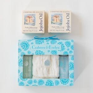 Crabtree & Evelyn Jojoba Oil Soap & LaSource Set